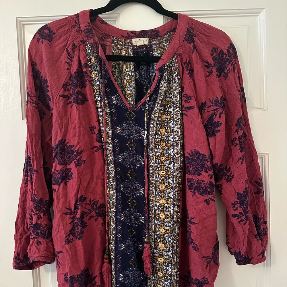 Floral Bohemian Women's Top